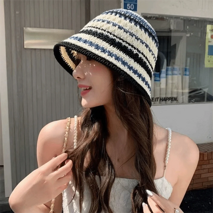 Fashion Colorful Korean Style Breathable Bucket Hat