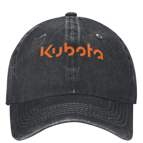 Kubota Denim Logo Casual Baseball Cap