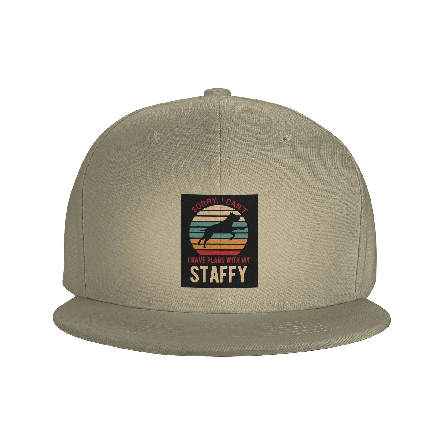 Funny Staffordshire Bull Terrier Graphic Snapback Cap