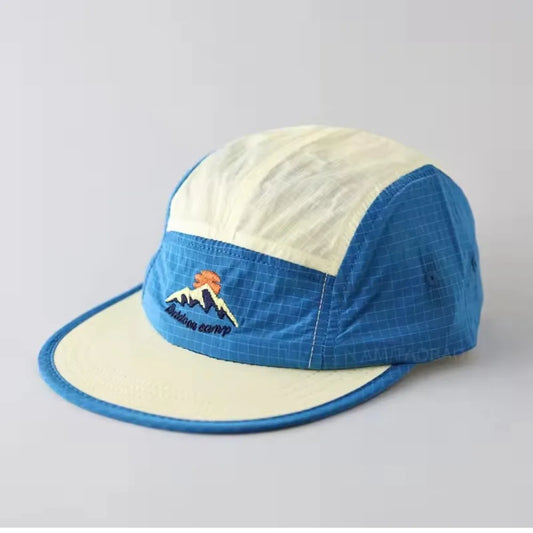 Color Match Soft Brim Five Panel Snapback Cap