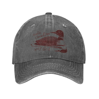 Funny Loon Humor Washed Cotton Baseball Cap