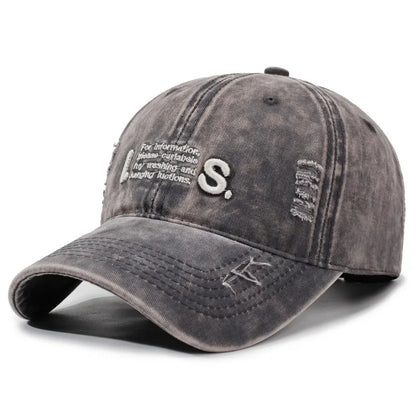 Washable Cotton Retro Vintage Fashion Personality Unisex Snapback Cap
