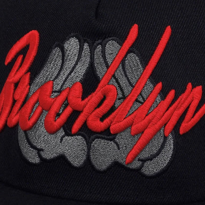 Brooklyn Embroidery Snapback Baseball Cap
