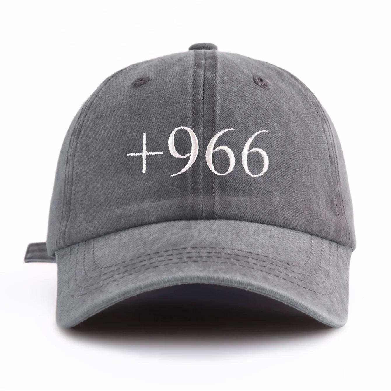 Vintage +966 Embroidered Minimalist Dad Baseball Cap