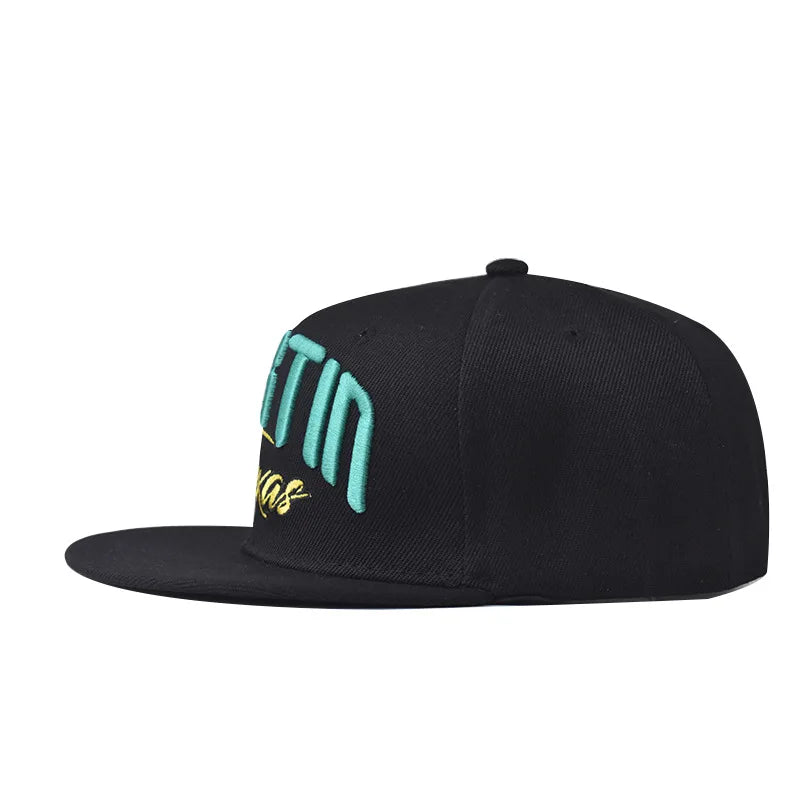 Classic Austin Letter Embroidered Baseball Cap
