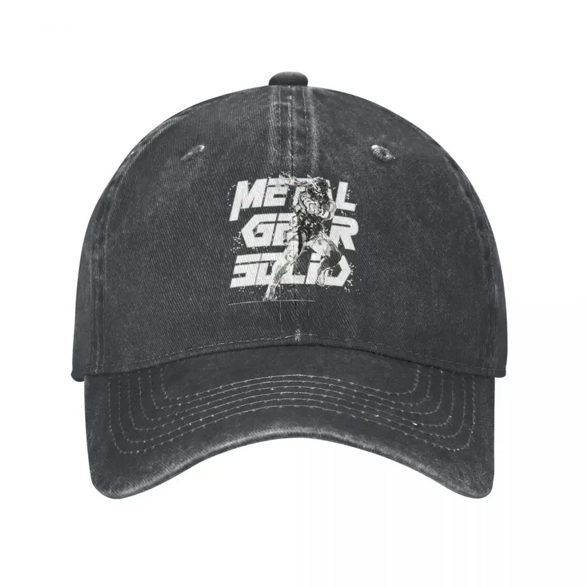 Metal Gear Solid Distressed Washed Baseball Cap
