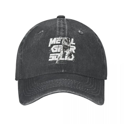 Metal Gear Solid Distressed Washed Baseball Cap