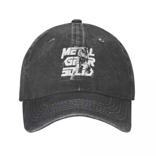 Metal Gear Solid Distressed Washed Baseball Cap