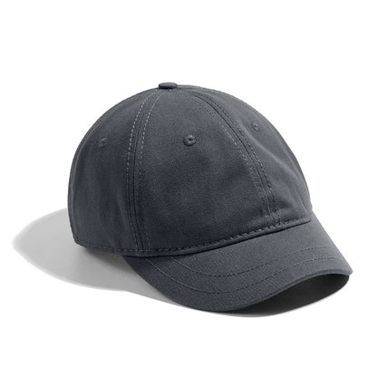 Adjustable Short Brim Cotton Baseball Cap