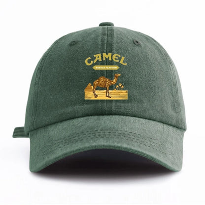 Camel Print Washed Classic Casual Baseball Cap
