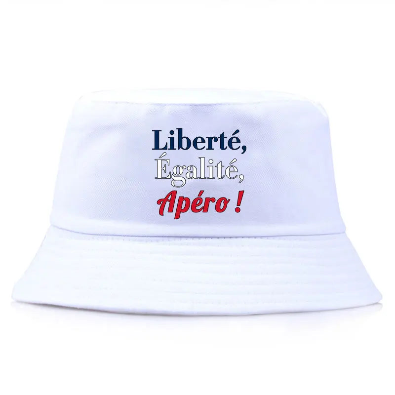 Liberté Égalité Apéro Reversible Bucket Hat