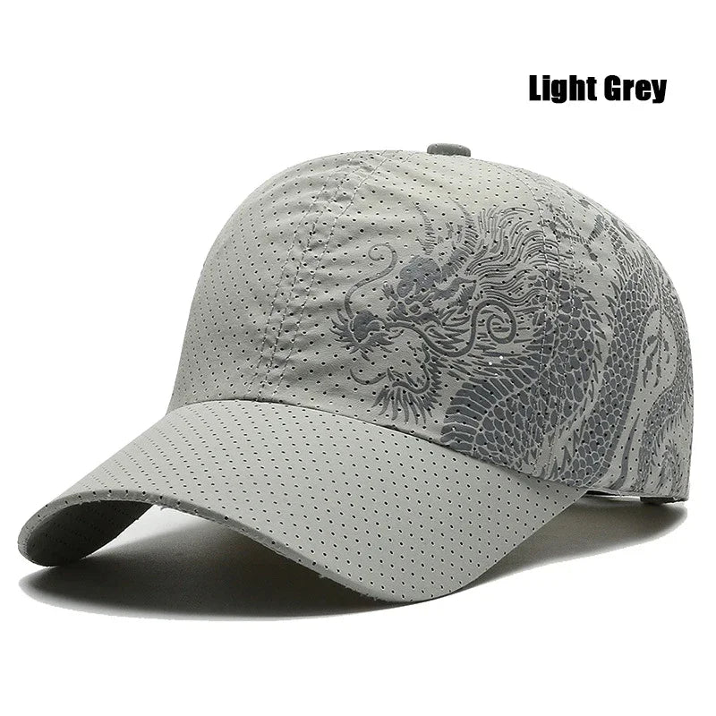Chinese Dragon Quick Dry Breathable Baseball Cap