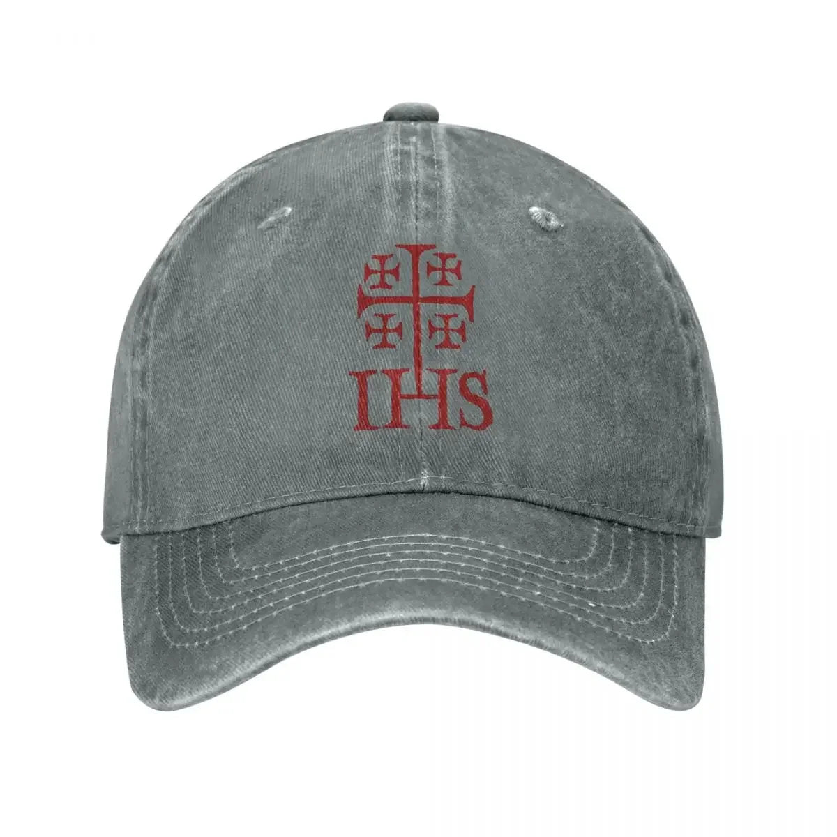 Vintage Jerusalem Cross IHS Orthodox Baseball Cap