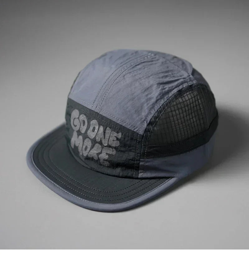 Summer Contrasting Color Quick Dry Mesh Snapback Cap