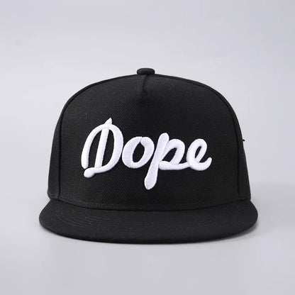 Simple Letter X Embroidery Hip Hop Snapback Cap