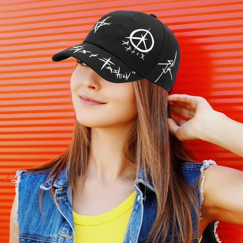 Graffiti Print Street Style Baseball Cap