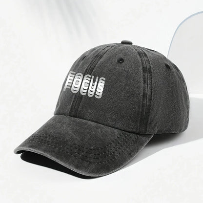 Focus Print Adjustable Unisex Classic Baseball Cap