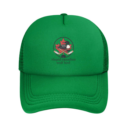 Stupid Canadian Loon Lover Mesh Trucker Baseball Cap
