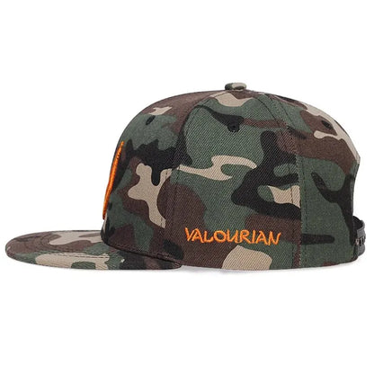 Simple V Embroidery Hip Hop Snapback