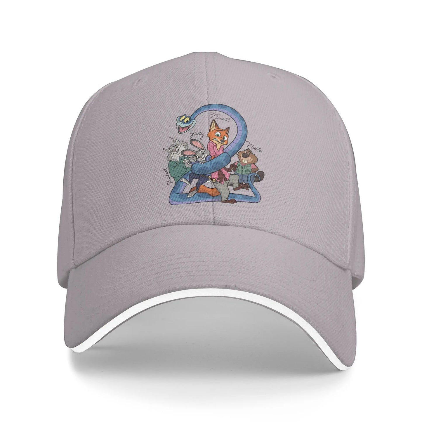 Zootopia Friends Casual Streetwear Snapback Baseball Cap