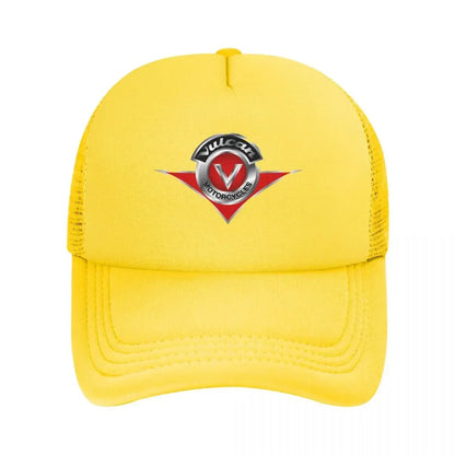 Vulcan Motorcycle Modern Mesh Snapback Baseball Cap