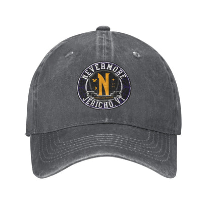 Nevermore Academy Emblem Washed Trucker Baseball Cap