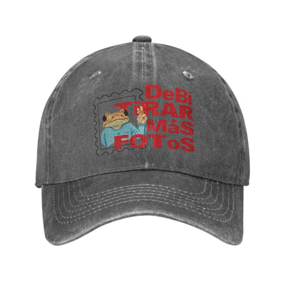 Bad Bunny Retro Hip Hop Breathable Adjustable Baseball Cap