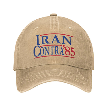 Vintage Iran Contra 85 Distressed Baseball Cap