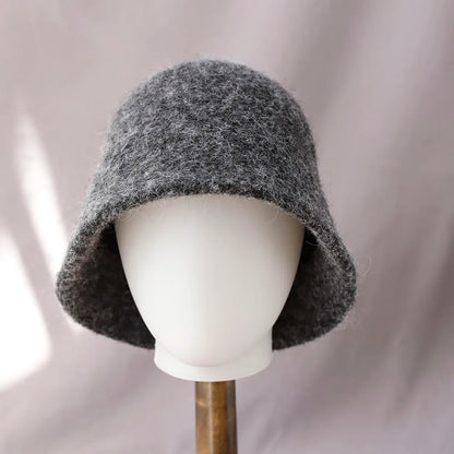 Vintage Wool Foldable Fisherman Bucket Hat