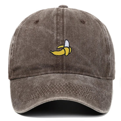 Banana Embroidered Outdoor Sunshade Baseball Cap