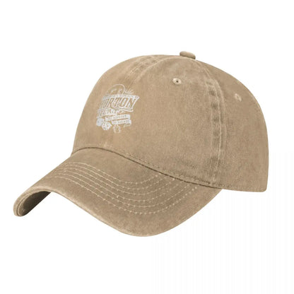 Vintage Distressed Reverend Horton Heat Denim Baseball Cap