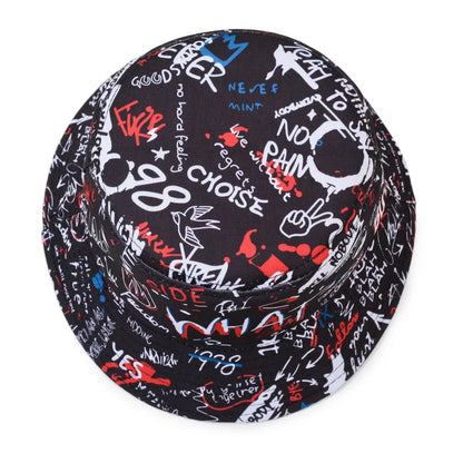 Graffiti Style Adjustable Streetwear Bucket Hat