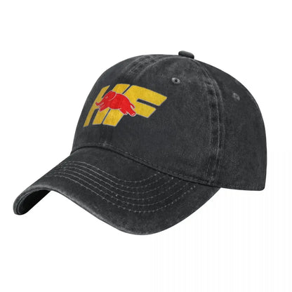 Lancia HF Elephant Distressed Denim Baseball Cap