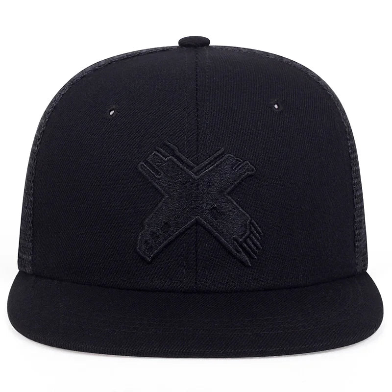 Unisex Simple Letter X Embroidery Hip-hop Hats