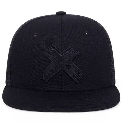 Unisex Simple Letter X Embroidery Hip-hop Hats