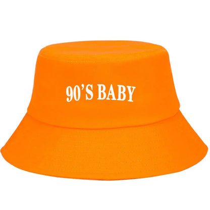 Number Print Cotton Bucket Hat