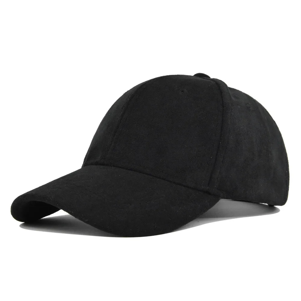 Fashion False Suede Baseball Caps