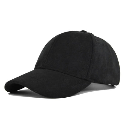 Fashion False Suede Baseball Caps