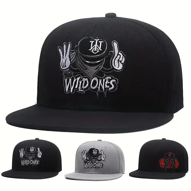 Unisex Embroidered Ninja Hip-hop Baseball Cap