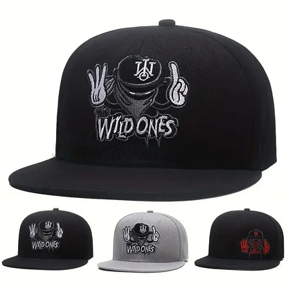Unisex Embroidered Ninja Hip-hop Baseball Cap