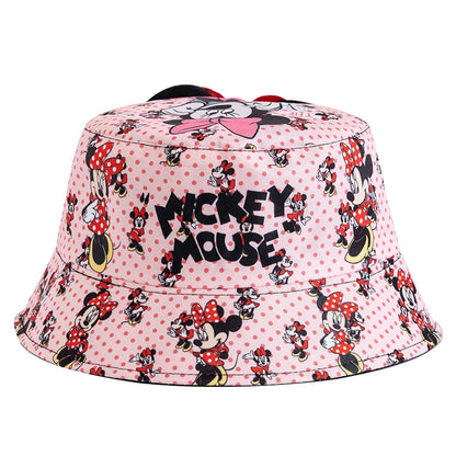 Childrens Mickey Minnie Cartoon Cute Bucket Hat
