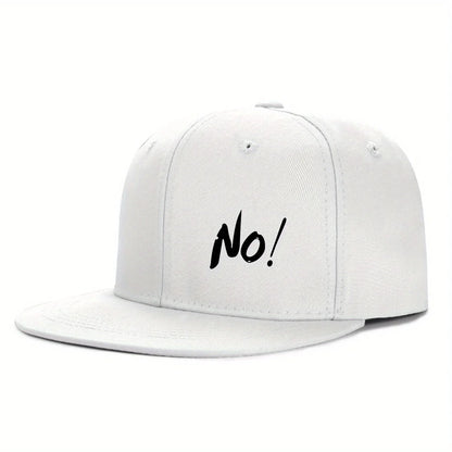 Premium Flat Brim Baseball Cap Unisex Streetwear