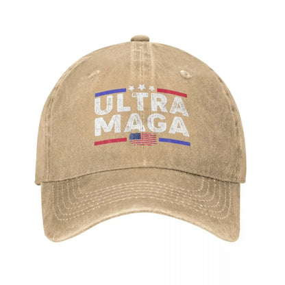 Ultra Maga Distressed Cotton Cap
