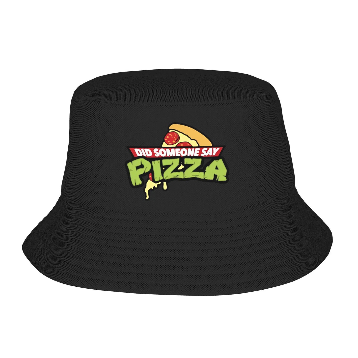 Did Someone Say Pizza Funny Graphic Bucket Hat