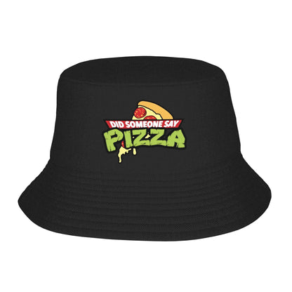 Did Someone Say Pizza Funny Graphic Bucket Hat