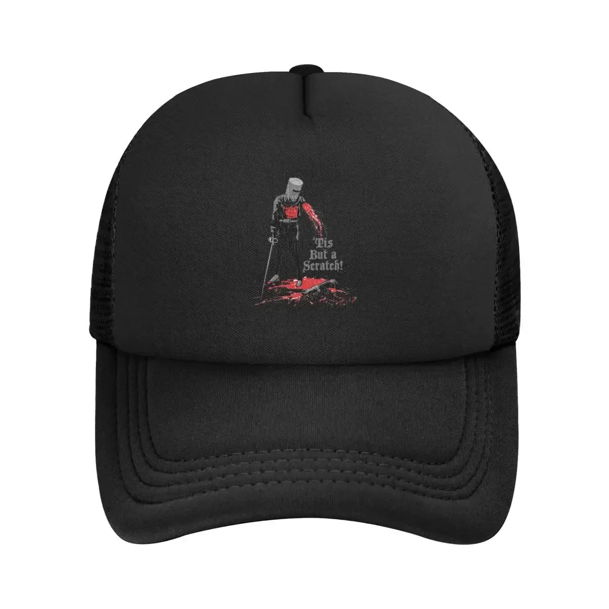 Tis But A Scratch Mesh Snapback Baseball Cap