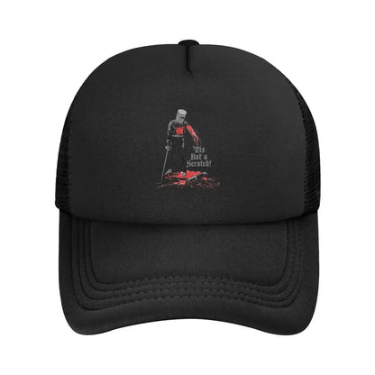 Tis But A Scratch Mesh Snapback Baseball Cap