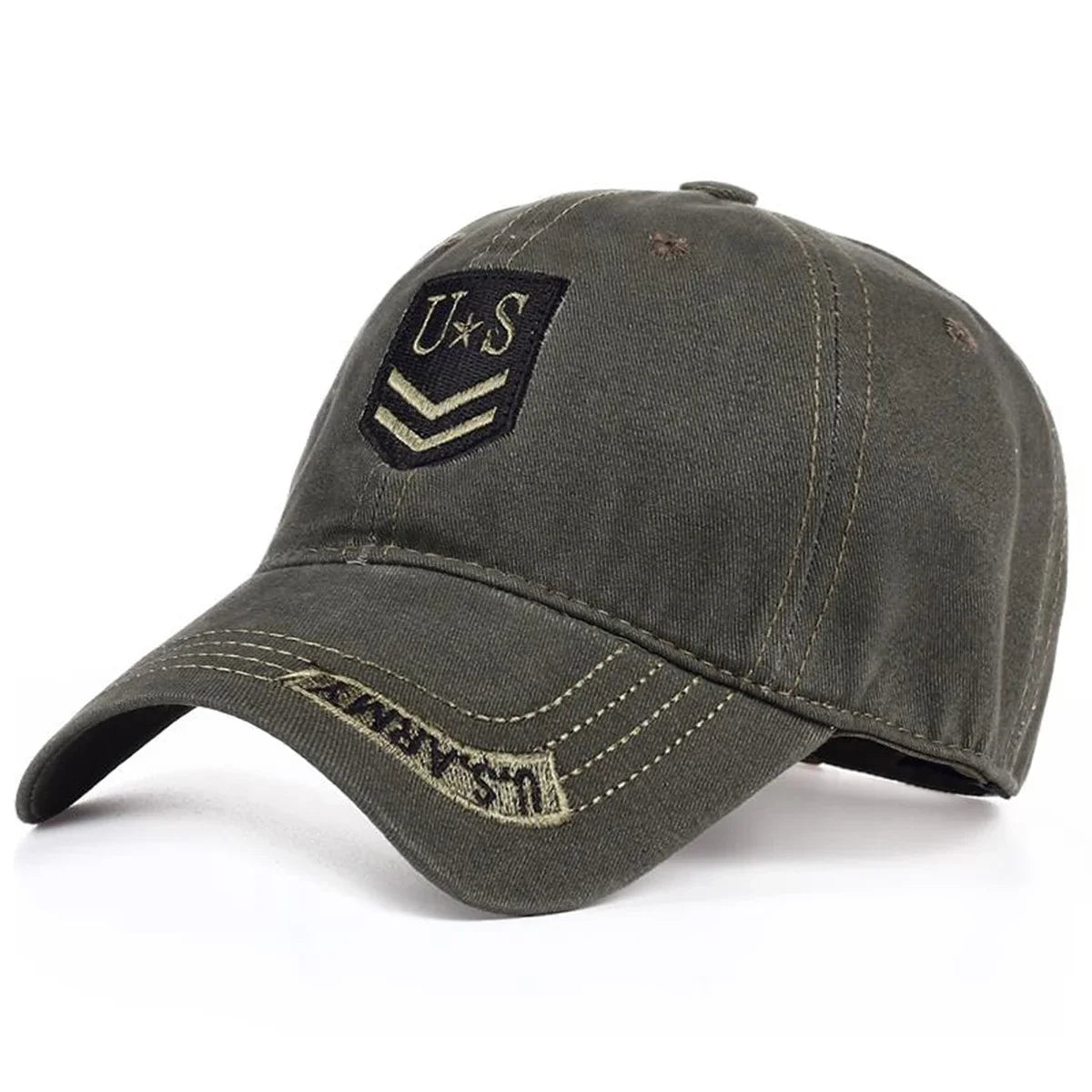 Unisex US Letter Embroidery Baseball Caps