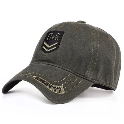 Unisex US Letter Embroidery Baseball Caps