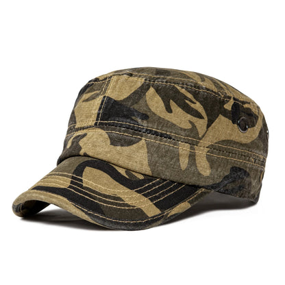 VOBOOM Washed Denim Army Baseball Cap